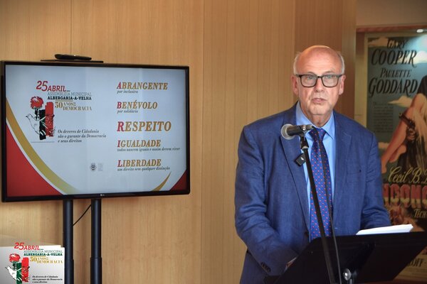 Abertura oficial pelo Presidente da Assembleia Municipal