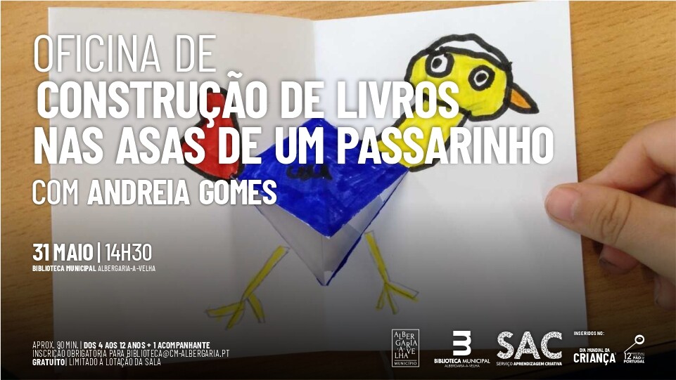 OFICINA DE CONSTRUÇÃO DE LIVROS – NAS ASAS DE UM PASSARINHO