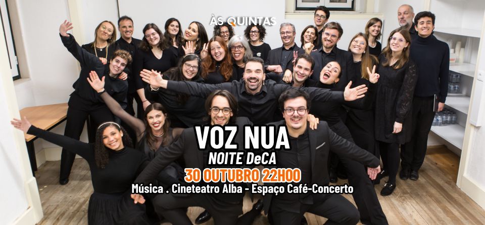 ÀS QUINTAS: NOITE DeCA - Voz Nua