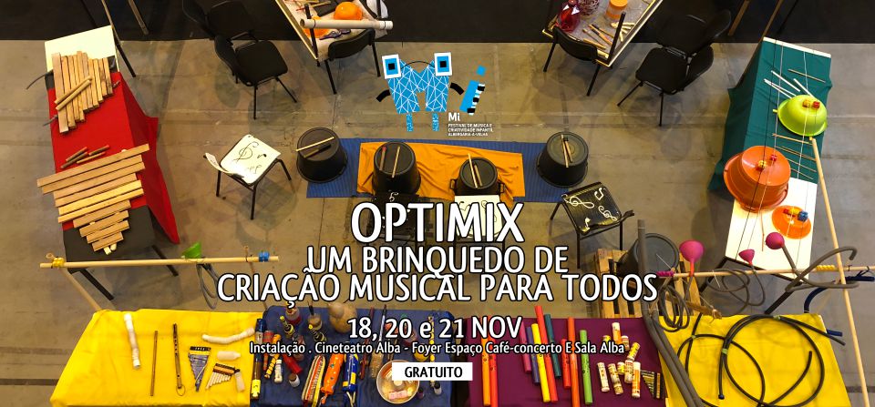 INSTALAÇÃO OPTIMIX – UM BRINQUEDO DE CRIAÇÃO MUSICAL PARA TODOS