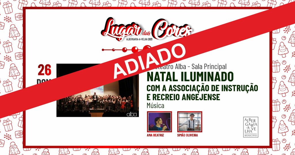 Natal Iluminado com Associação de Instrução e Recreio Angejense