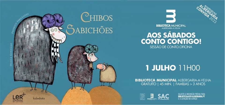 AOS SÁBADOS, CONTO CONTIGO! Chibos Sabichões, de Olalla González