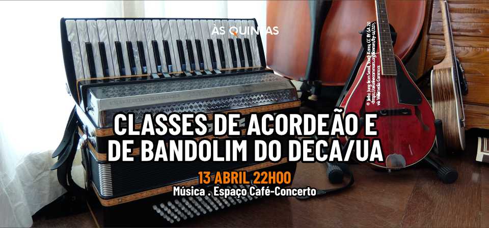 Classes de Acordeão e de Bandolim do DeCA/UA