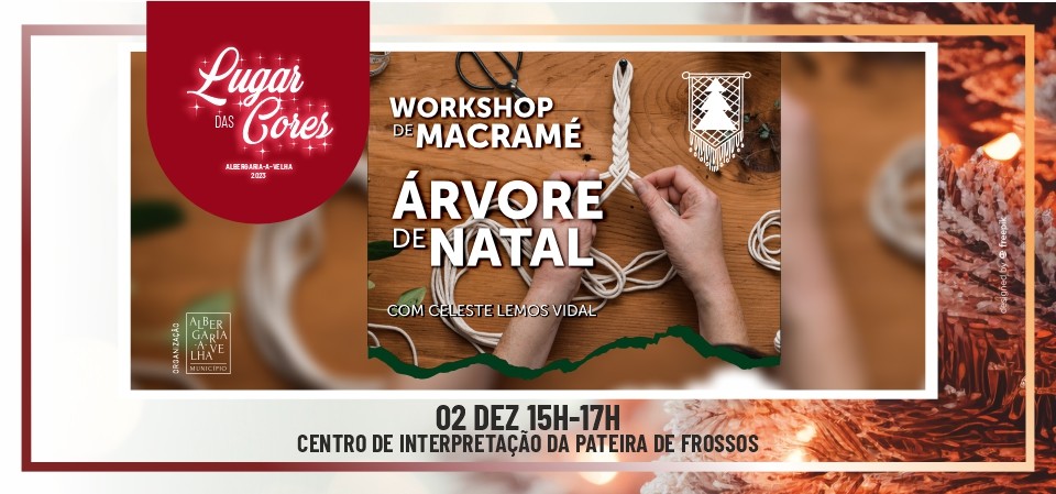 WORKSHOP DE MACRAMÉ  ÁRVORE DE NATAL