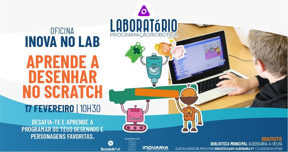 INOVA NO LAB - Aprende a desenhar no Scratch