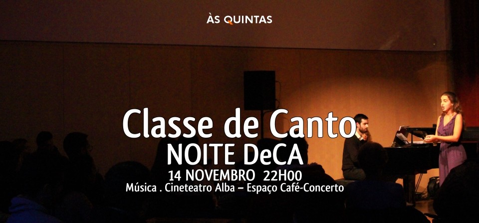 Classe de Canto - NOITE DeCA