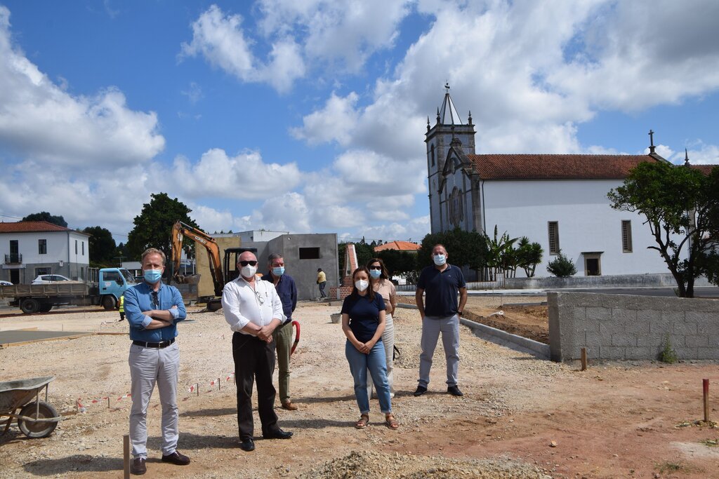 Obra do Parque na Quinta do Passal, em Alquerubim, recebeu visita do Executivo Municipal