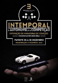 Biblioteca Municipal expõe carros de competição em versão miniatura