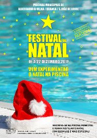 Aulas gratuitas para familiares no Festival de Natal das Piscinas Municipais