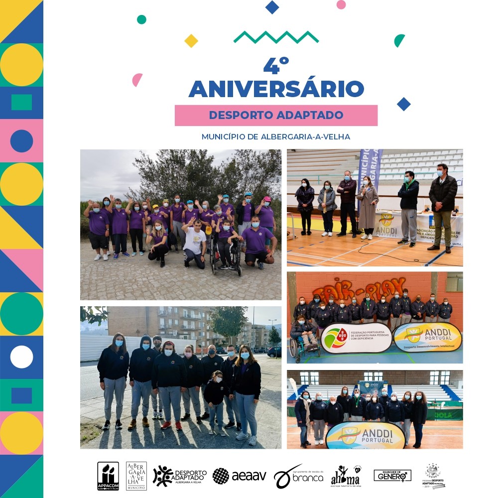 4.º aniversário Programa Desporto Adaptado