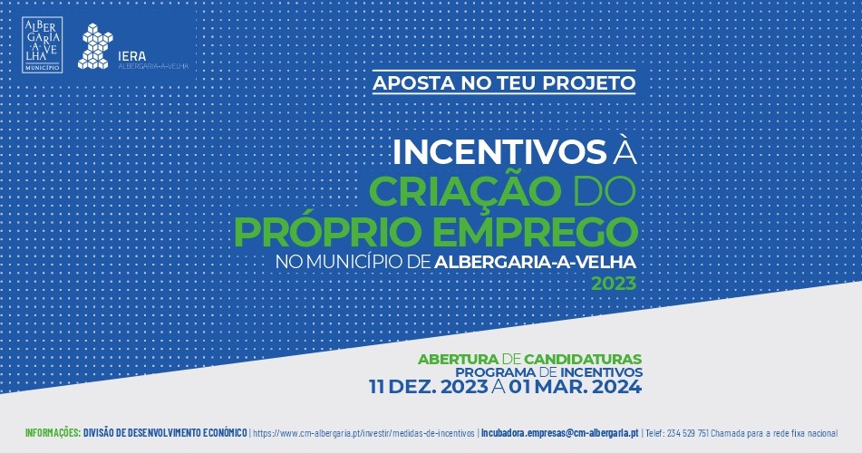 Candidaturas abertas para o Programa de Incentivos à Criação do Próprio Emprego 