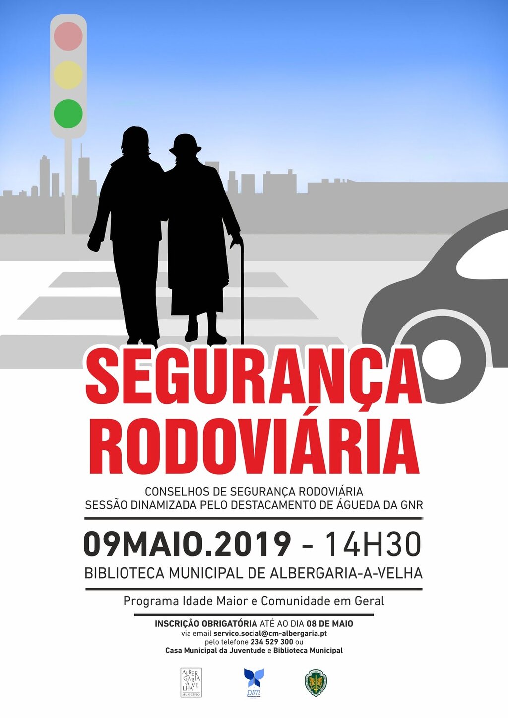 Biblioteca Municipal recebe sessão sobre segurança rodoviária