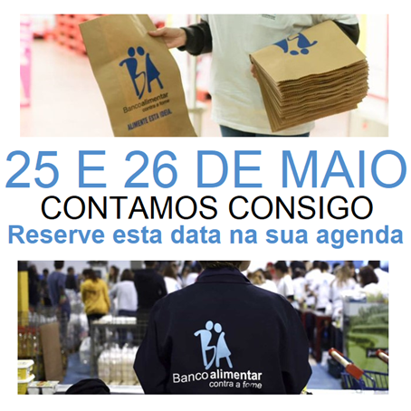 Campanha do Banco Alimentar decorre a 25 e 26 de maio