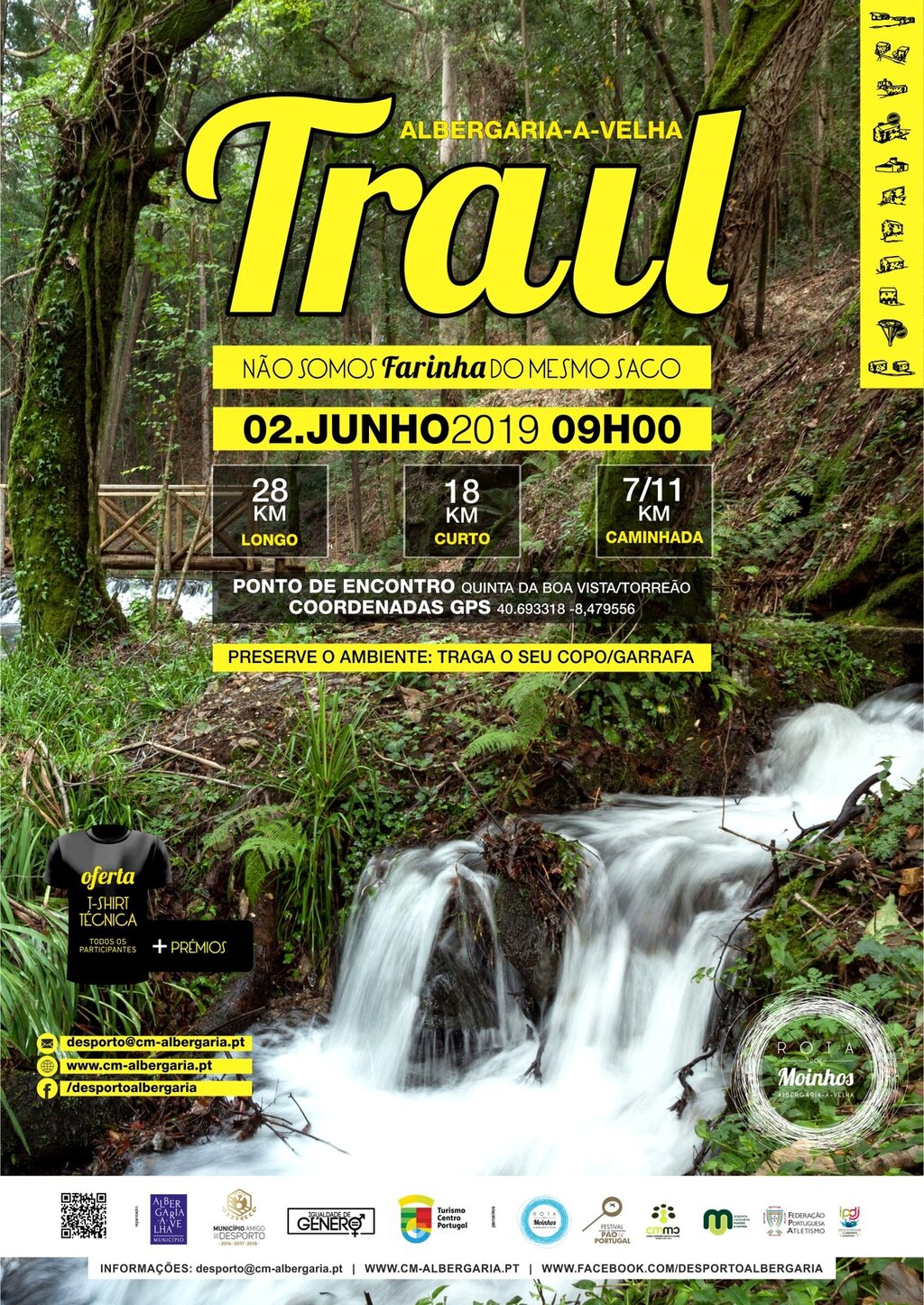 Município de Albergaria-a-Velha organiza nova edição do Trail Rota dos Moinhos
