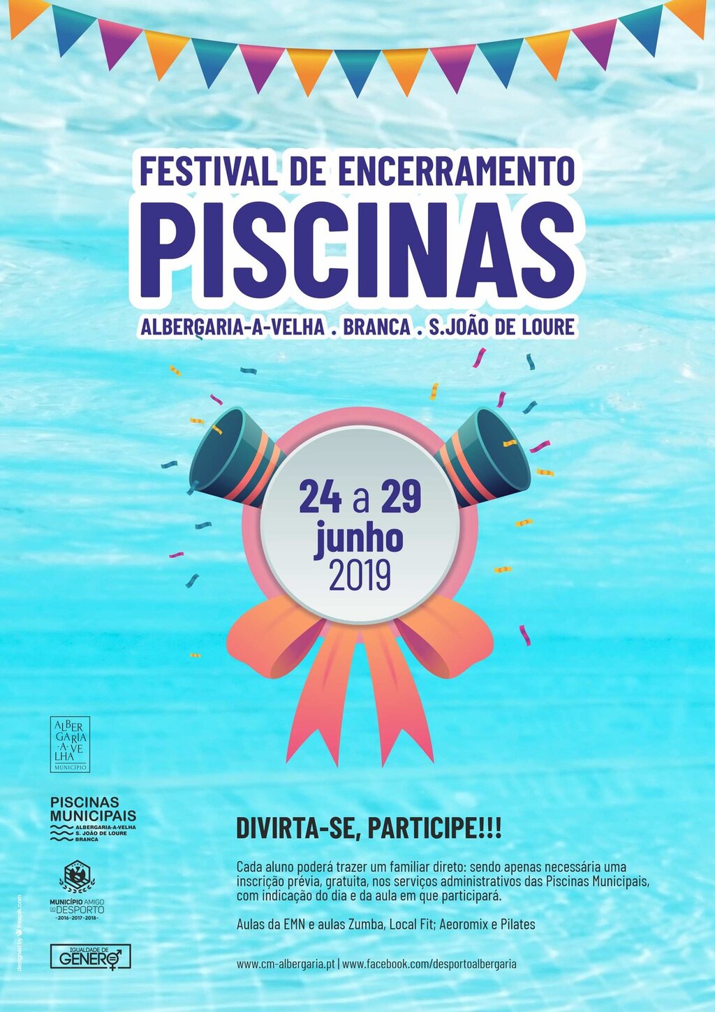 Piscinas municipais fecham época com festival