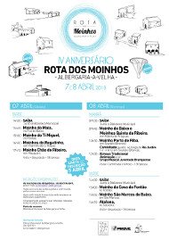 Rota dos Moinhos de Albergaria-a-Velha comemora quarto aniversário com três visitas guiadas