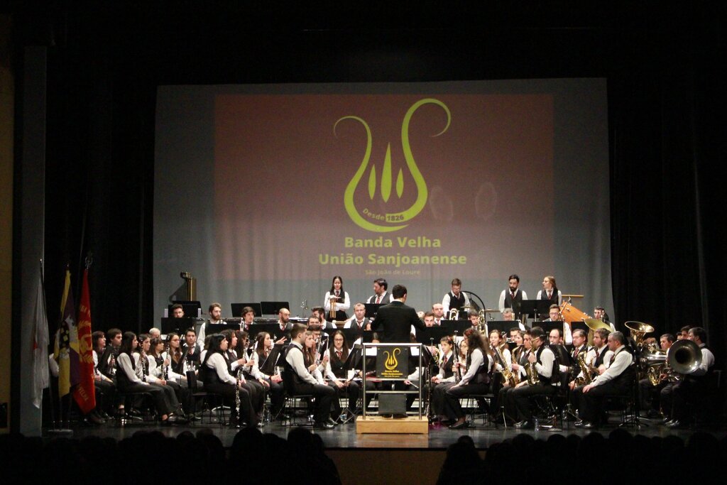 Banda Velha União Sanjoanense convida Sociedade Musical Gouvense para concerto no Cineteatro Alba