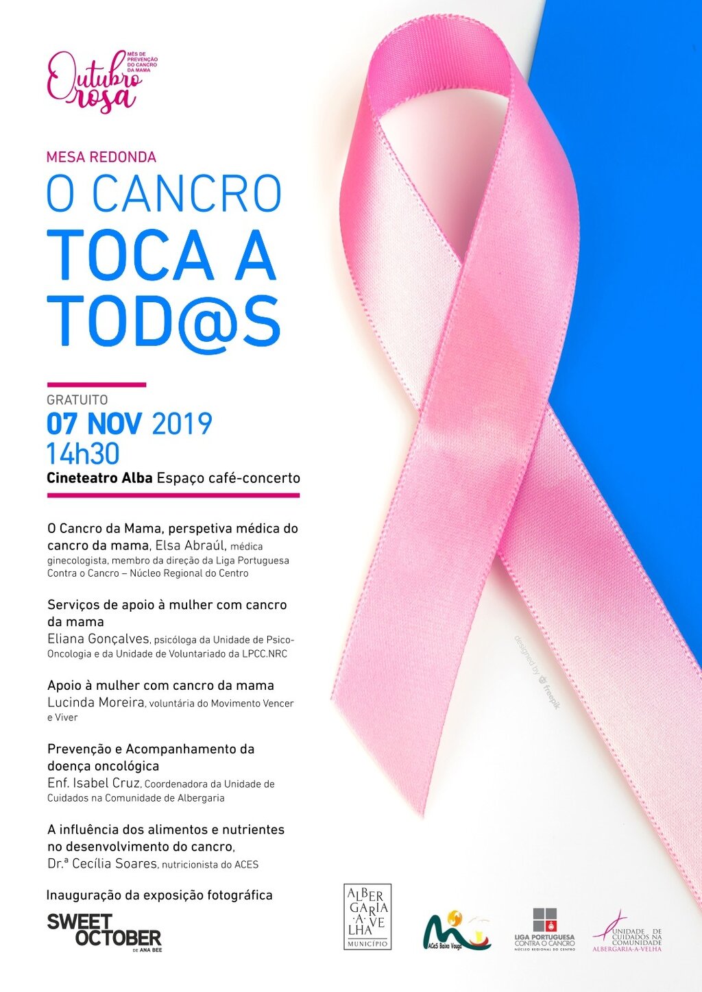 Cancro da mama em debate no Cineteatro Alba