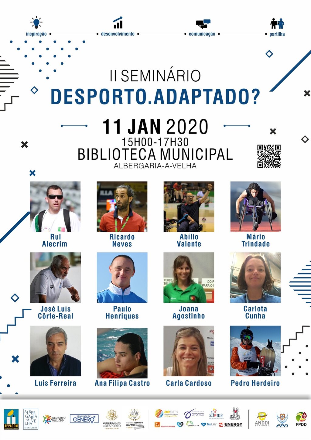 Atletas medalhados marcam presença em seminário sobre desporto adaptado