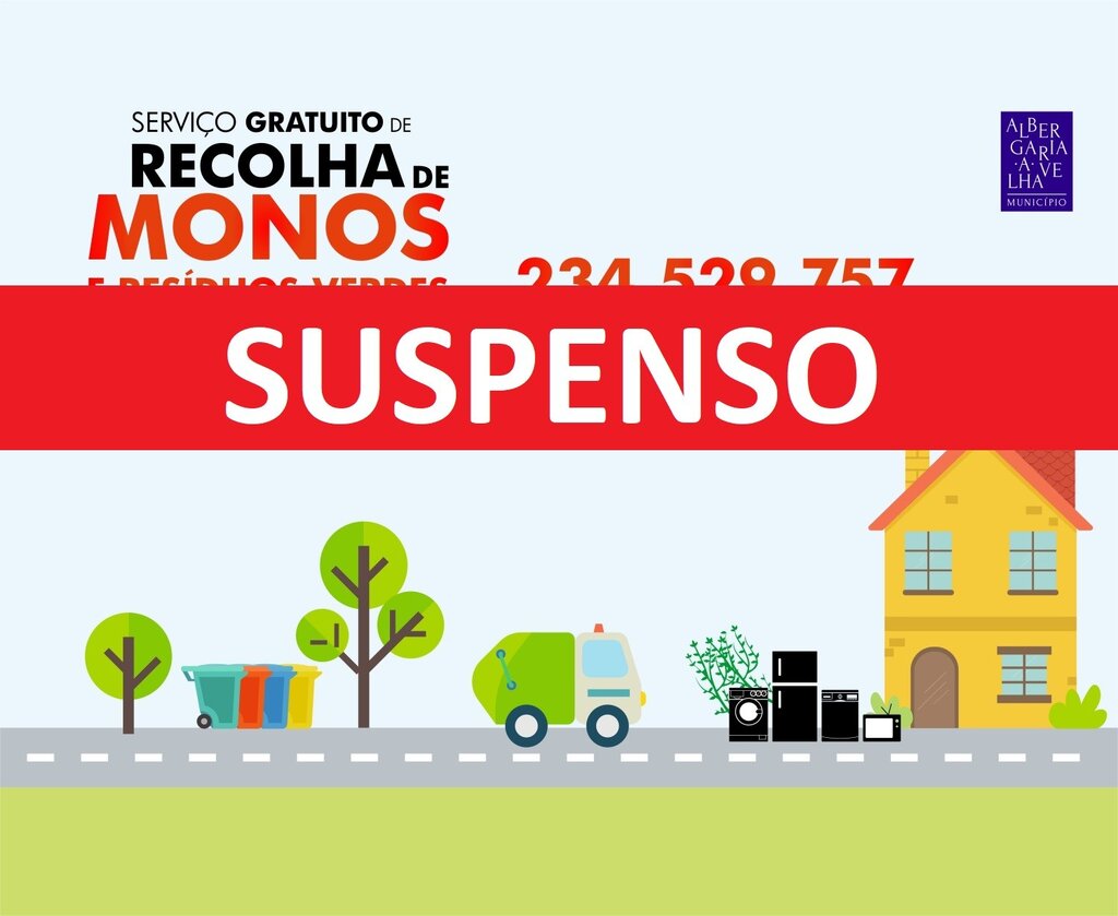 Suspensão de serviços na área do Ambiente