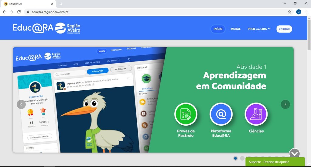 Região de Aveiro disponibiliza Plataforma Educativa online à Comunidade Educativa