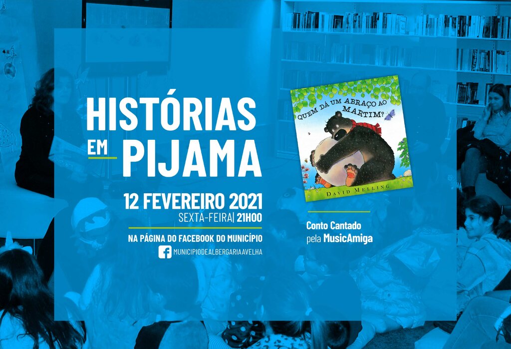 Sessão online Histórias em Pijama promove abraços em casa