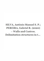 Delimitation structures in the Proto-historic settlements of Entre Douro and Vouga region