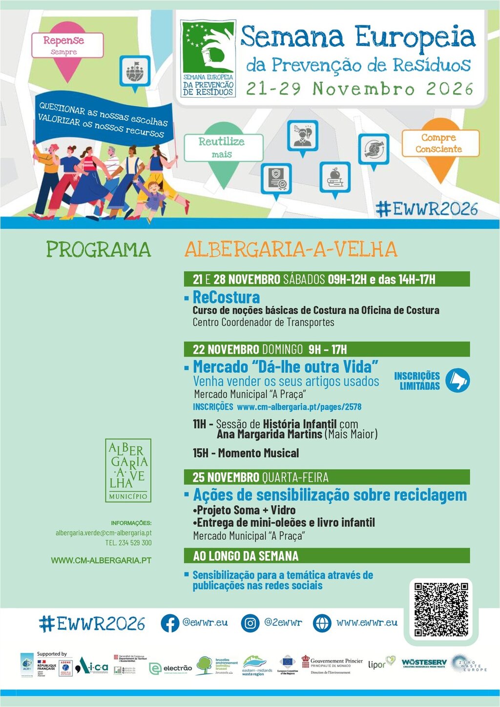 cartaz semana europeia da preven&ccedil;&atilde;o de res&iacute;duos 2026